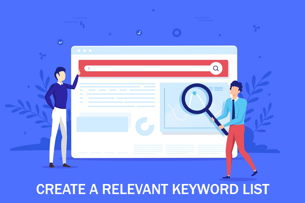 Create a relevant keyword list